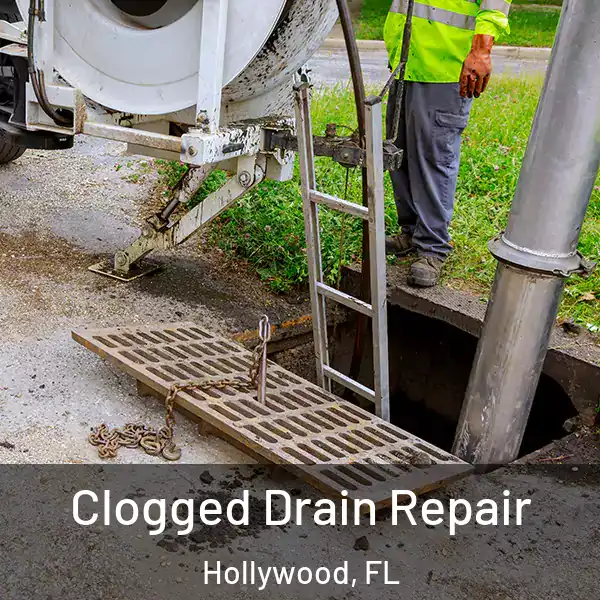  Clogged Drain Repair Hollywood, FL
